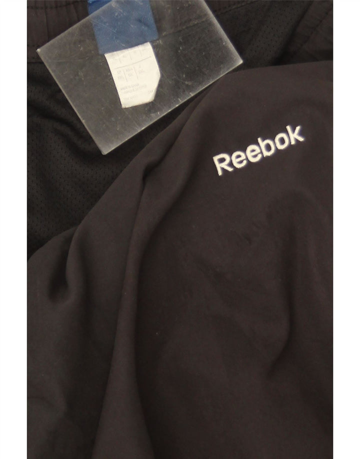 Reebok Træningsdragtsbukser til mænd XL Sort Colourblock Polyester