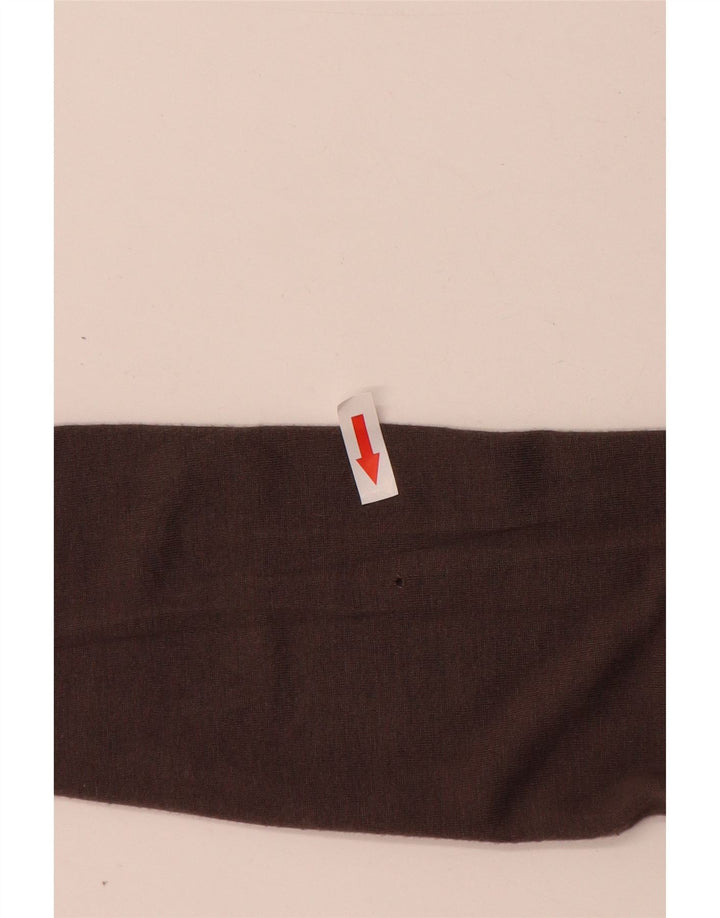Trussardi Dame Langærmet Bluse Top UK 10 Small Grey Colourblock