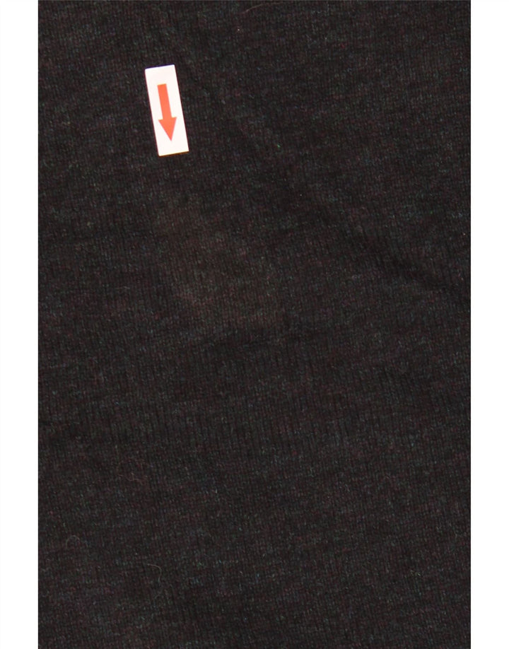 Marks & Spencer Herre sweater med rund hals, stor sort uld