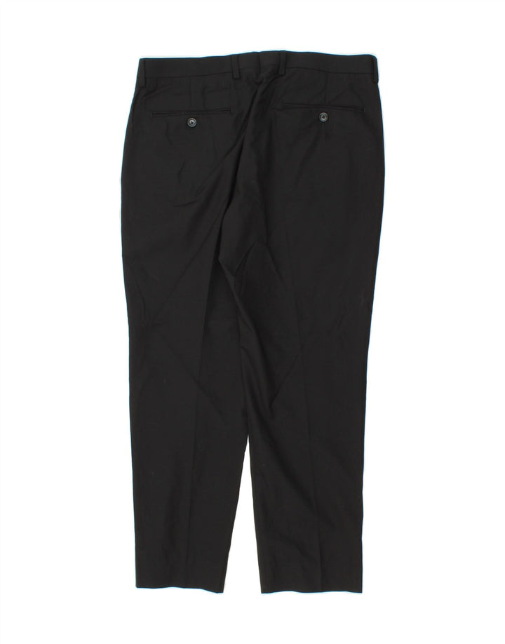 J. CREW Womens Ludlow Slim Chino Trousers W31 L26 Black Wool Vintage J. Crew and Second-Hand J. Crew from Messina Hembry 