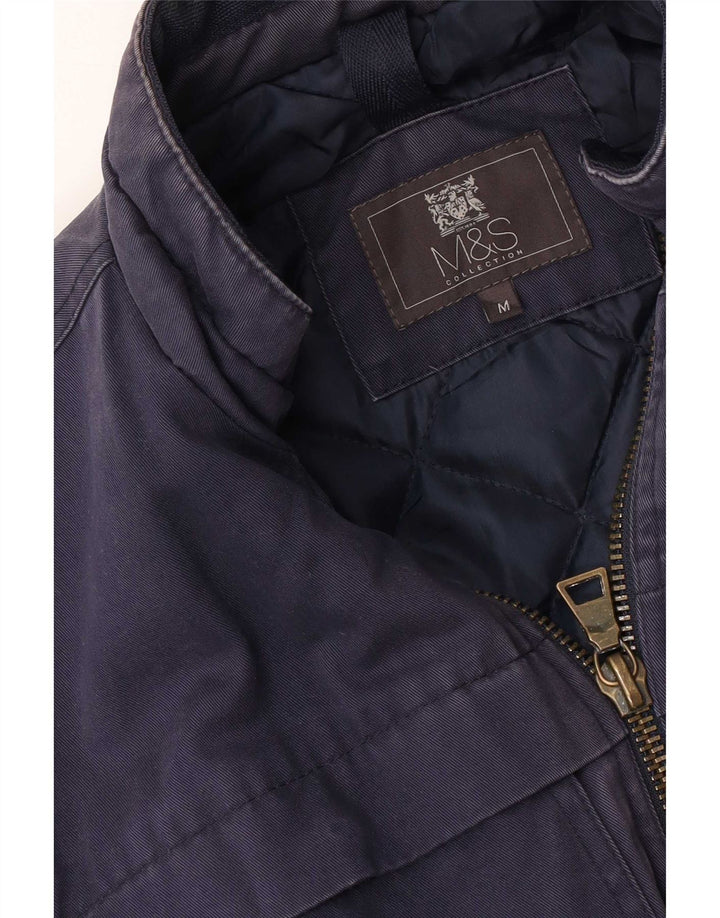 Marks & Spencer Herre Bomber Jacket UK 38 Medium Navy Blue