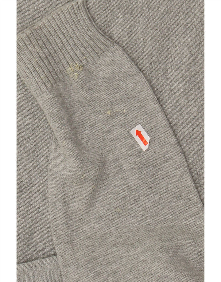 JACK & JONES Herre sweater med rund hals, mellemgrå bomuld