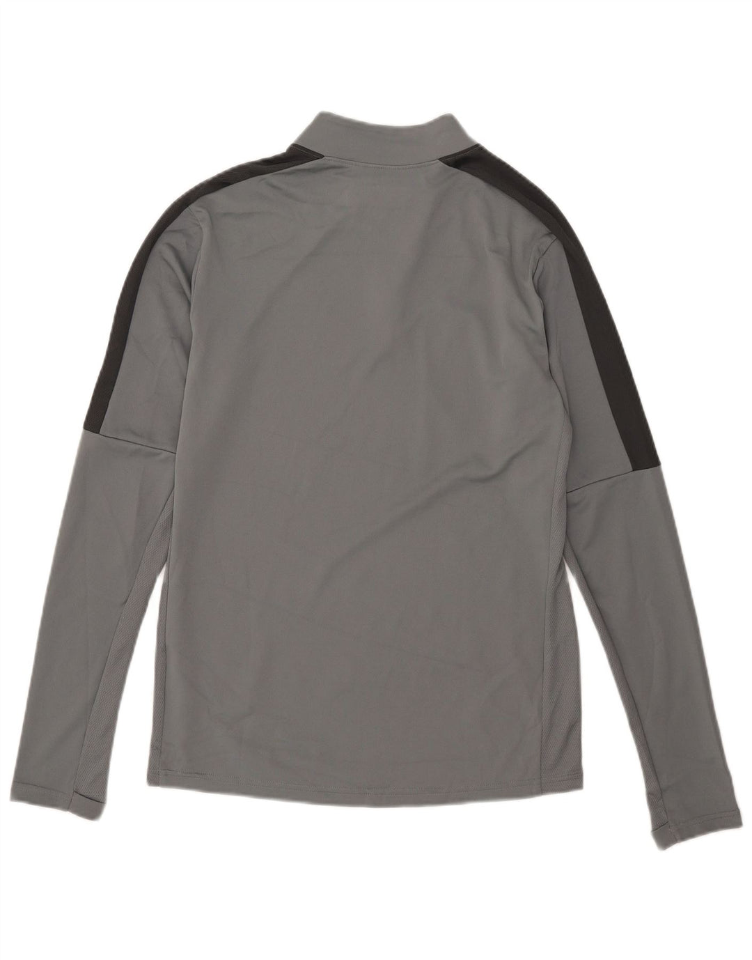Nike Herre Dri Fit Pullover med lynlås-hals træningsdragt Top Lille grå farveblok