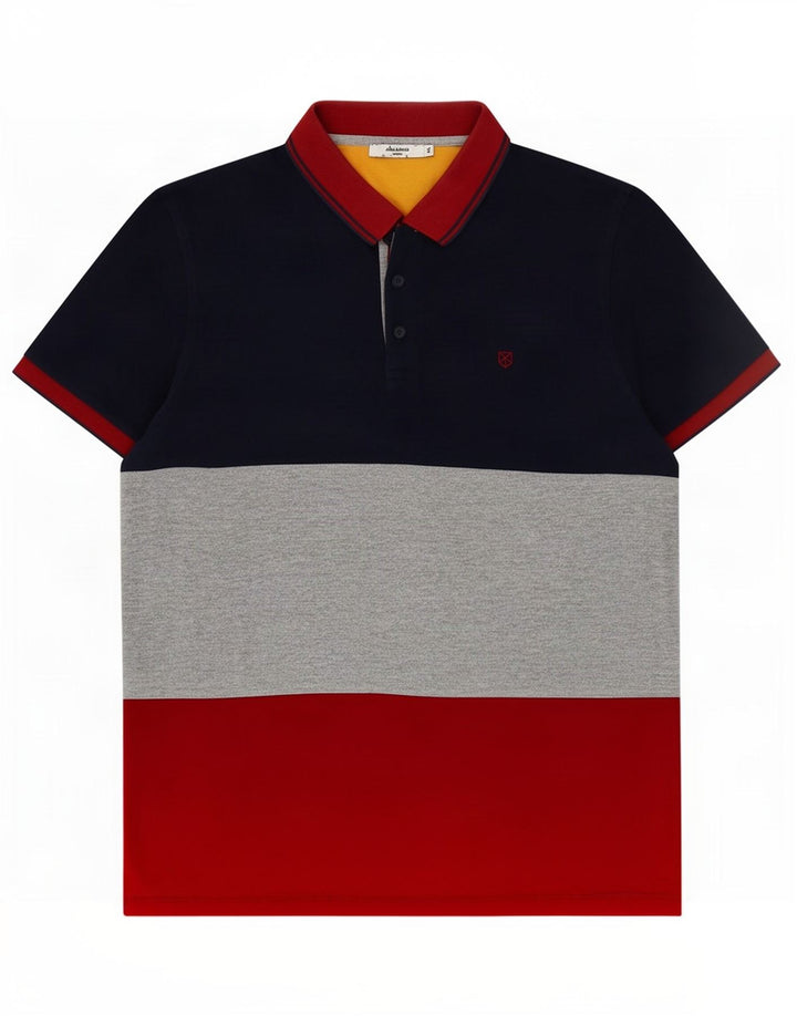 Jack & Jones herre poloshirt XL flerfarvet Colourblock Bomuld