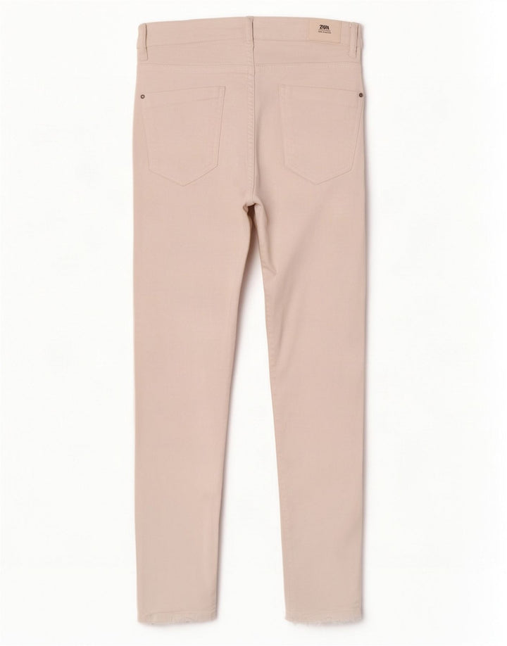 Zara Dame Skinny Jeans EU 38 Small W28 L27 Hvid