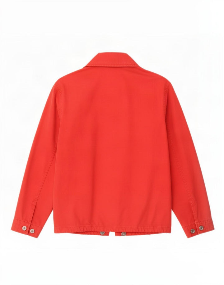 Murphy & Nye Kvinder Oversized Bomber Jacket UK 10 Lille Rød Bomuld