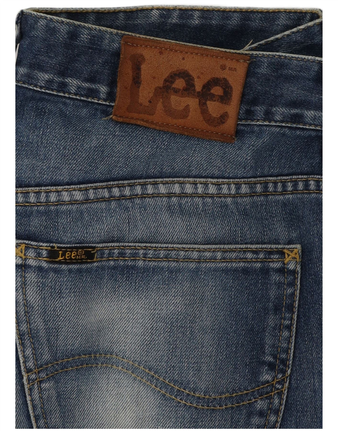 Lee Dame Flared Jeans W32 L29 Blå Bomuld
