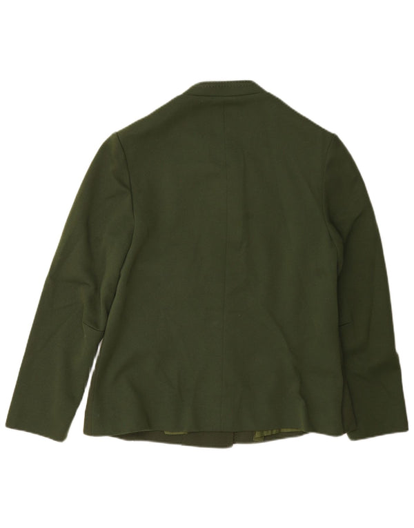 Vintage bomberjakke til kvinder UK 14 Medium Green