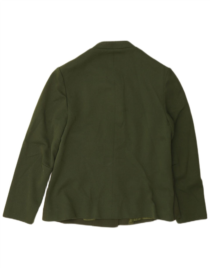 Vintage bomberjakke til kvinder UK 14 Medium Green