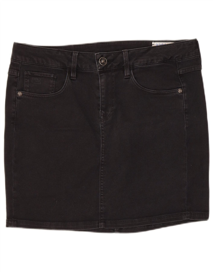 G-Star Dame Mini Denim Nederdel W30 Medium Sort Bomuld