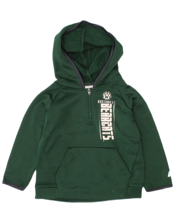 Russell Athletic Boys Grafisk Hoodie Jumper 2-3 år Grøn Polyester