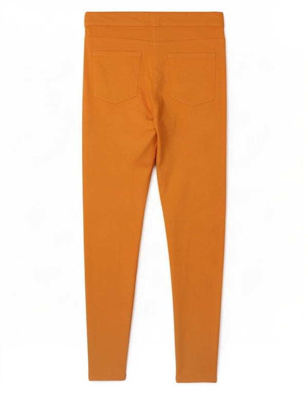 Marks & Spencer Dame Jegging Jeans UK 12 Medium W30 L27 Orange Bomuld