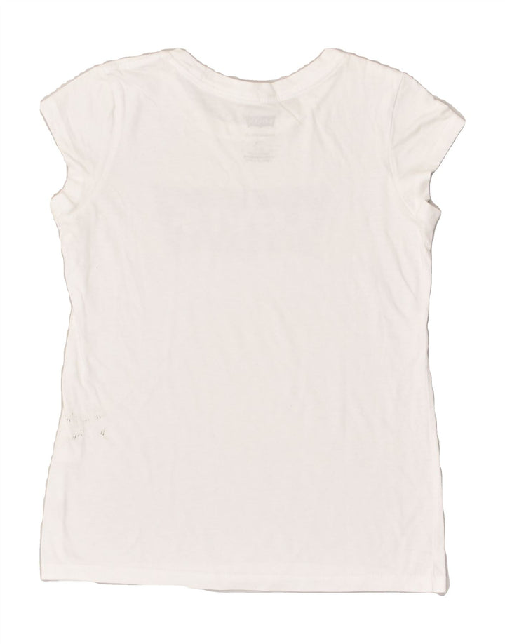 LEVI'S Girls Graphic T-Shirt Top 11-12 Years White | Vintage Levi's | Thrift | Second-Hand Levi's | Used Clothing | Messina Hembry 