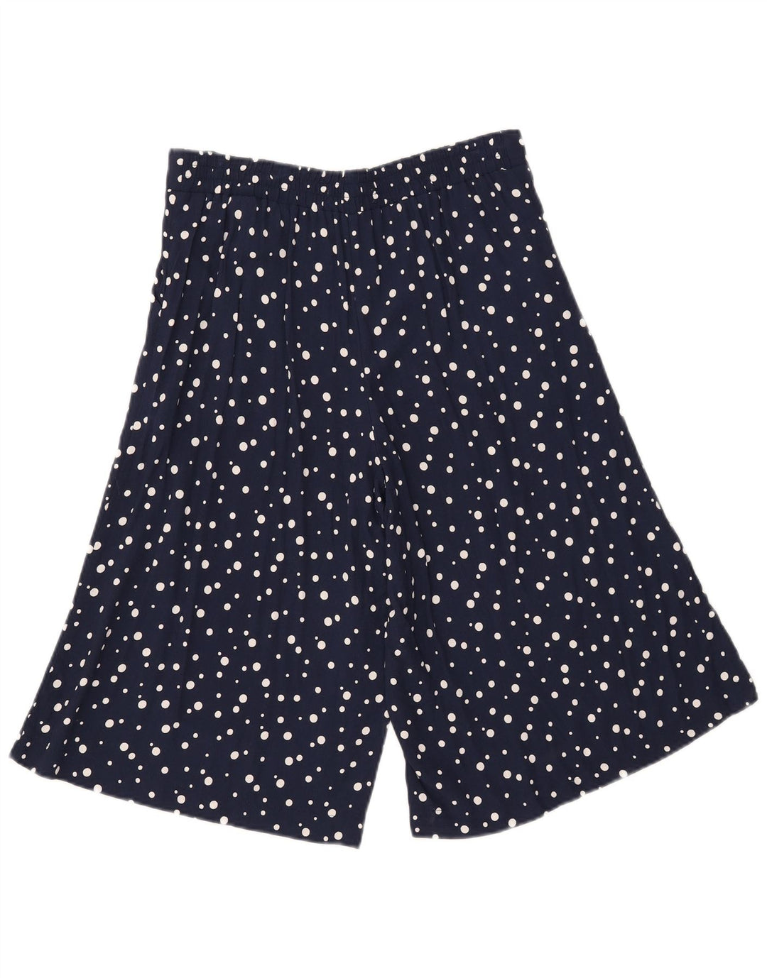 Marks & Spencer Bermuda-shorts til kvinder UK 12 Medium W32 Marineblå plettet