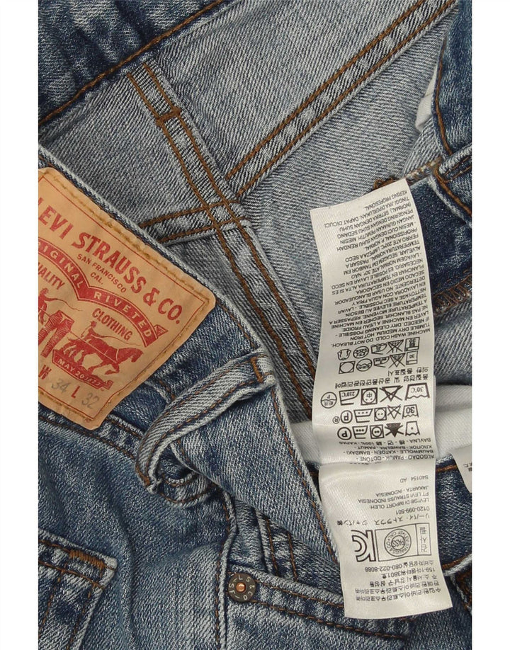 Levi's Herre 527 Bootcut Jeans W34 L32 Blå Bomuld