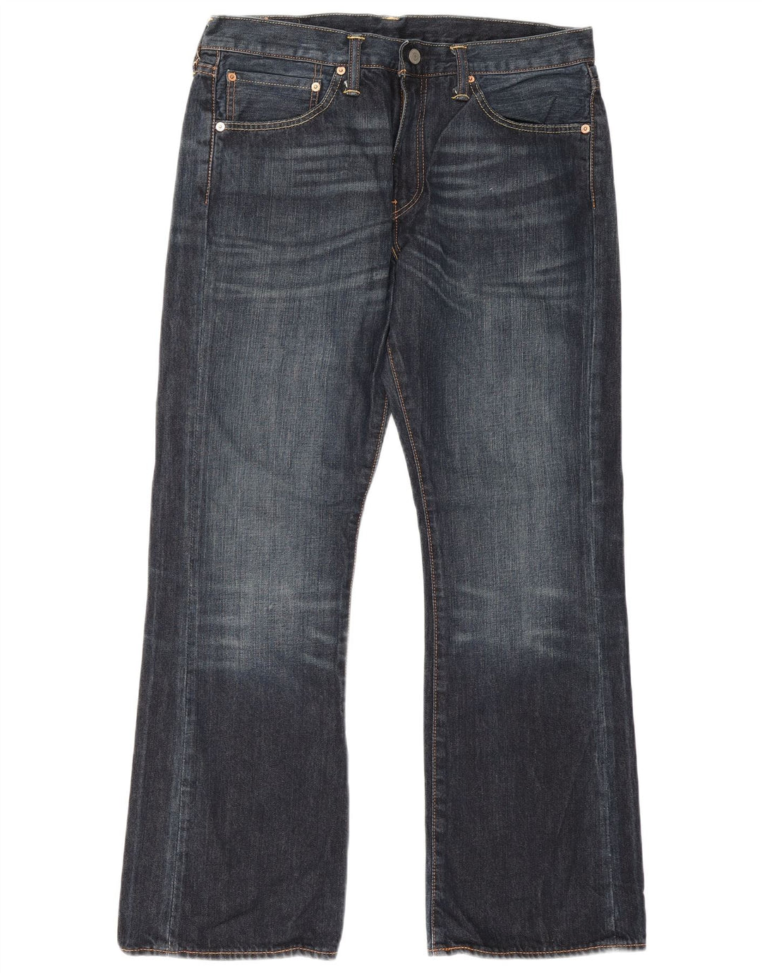 Levi's Herre 527 Bootcut Jeans W34 L30 Marineblå Bomuld