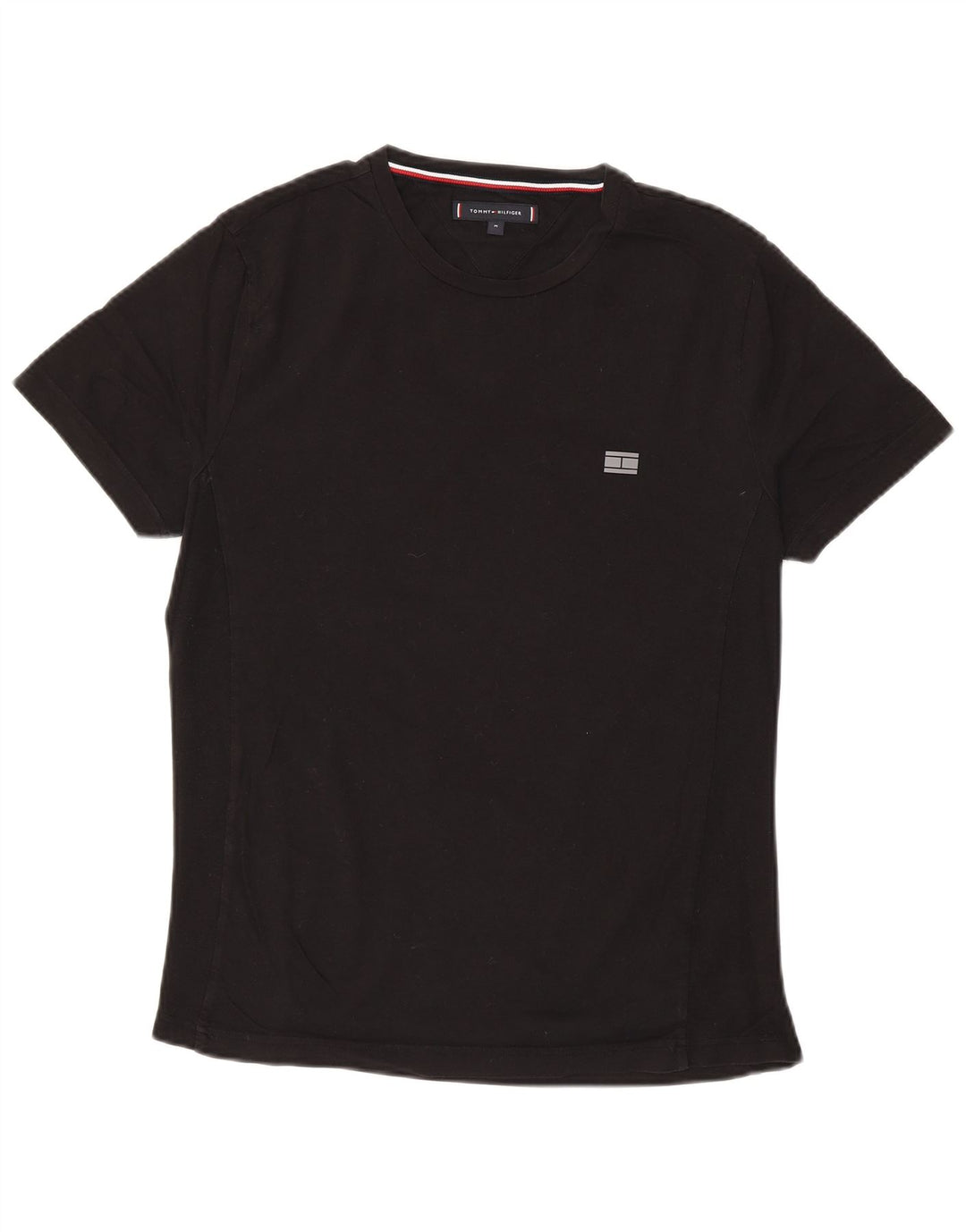 Tommy Hilfiger Herre T-Shirt Top Medium Sort