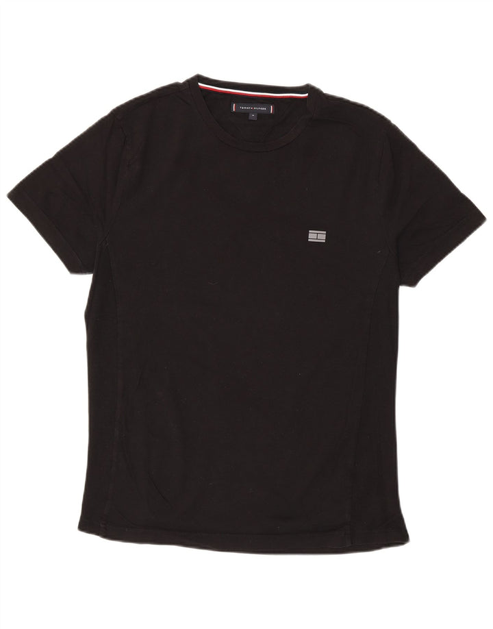 Tommy Hilfiger Herre T-Shirt Top Medium Sort
