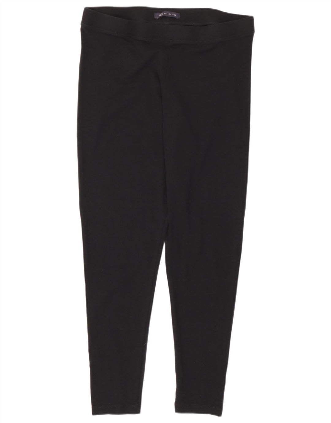 Marks & Spencer Kvinder Short Leggings UK 14 Large Black Bomuld