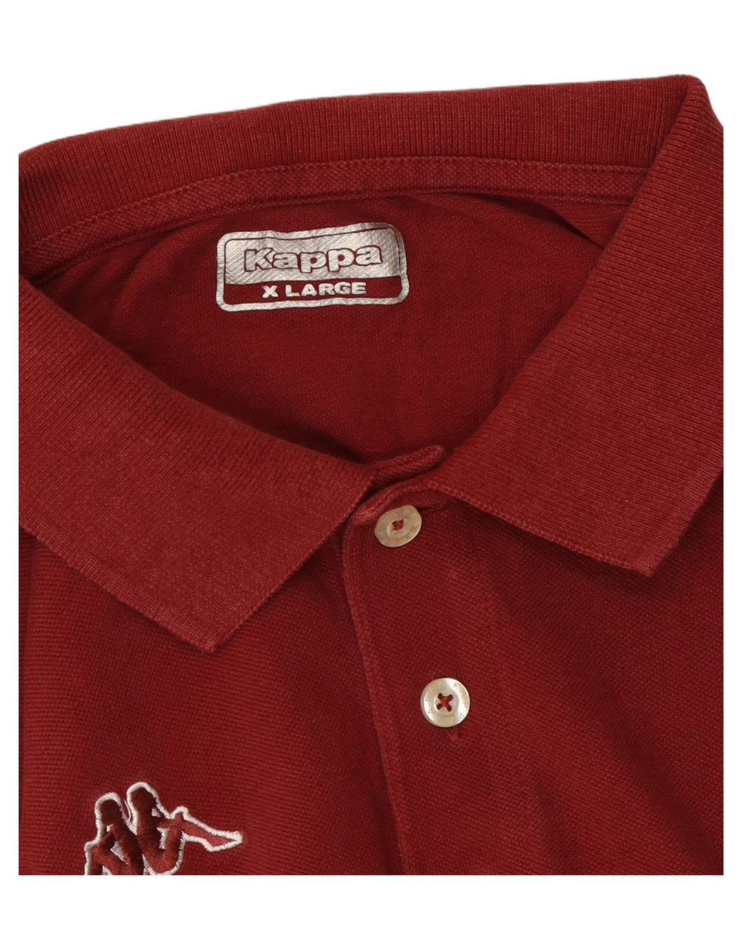 Kappa herre poloshirt XL Burgundy