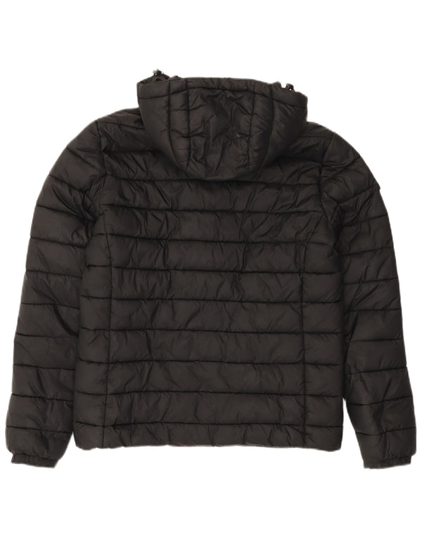 Superdry Polstret hættejakke til mænd UK 38 Medium Sort Nylon