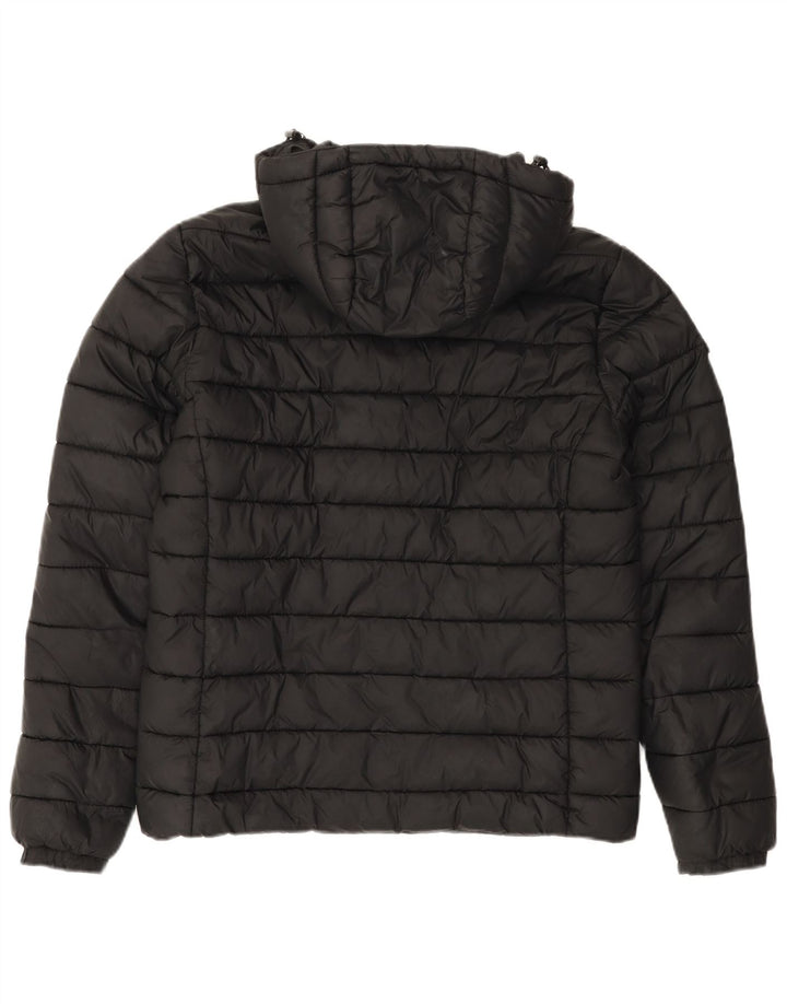Superdry Polstret hættejakke til mænd UK 38 Medium Sort Nylon