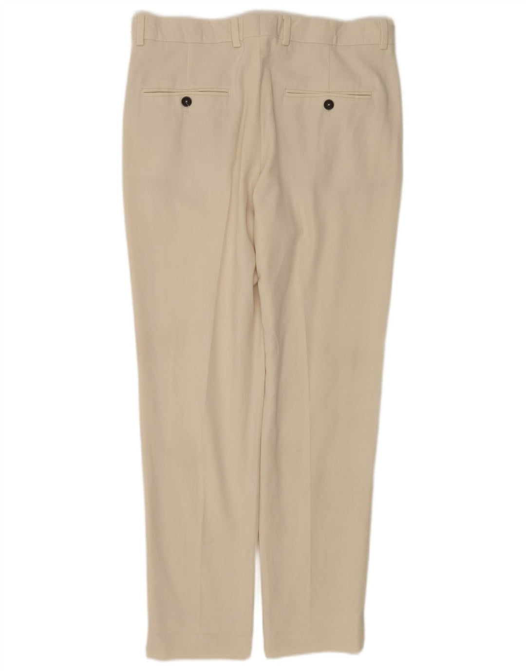 Zara Lige Chinobukser til kvinder EU 40 Medium W31 L28 Off White
