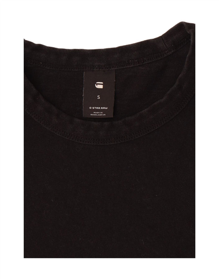 G-STAR Mens T-Shirt Top Small Black Vintage G-Star and Second-Hand G-Star from Messina Hembry 