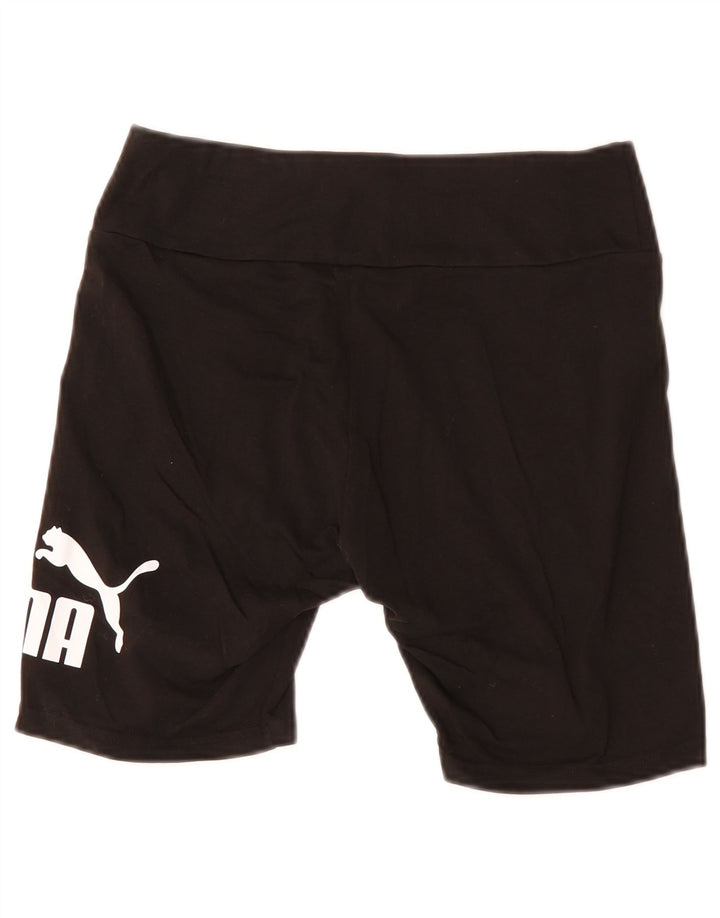 PUMA Grafiske sportsshorts til kvinder UK 12 Medium Sort