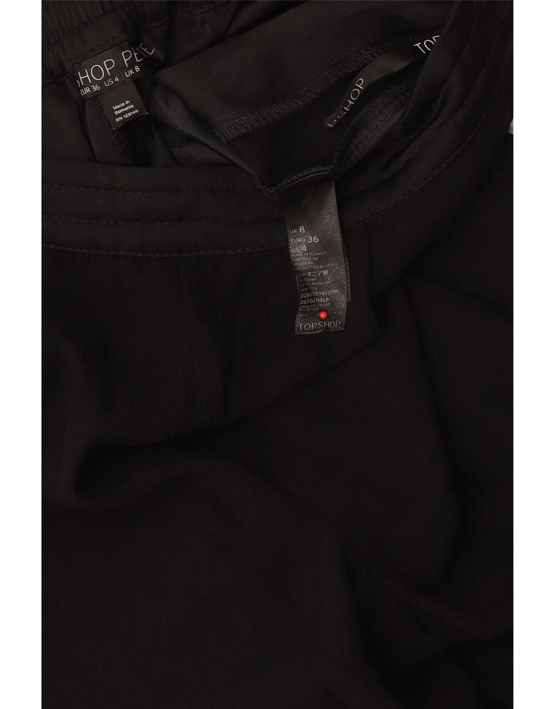 Topshop Dame træningsdragt Bukser Joggers UK 8 Small Black Polyester
