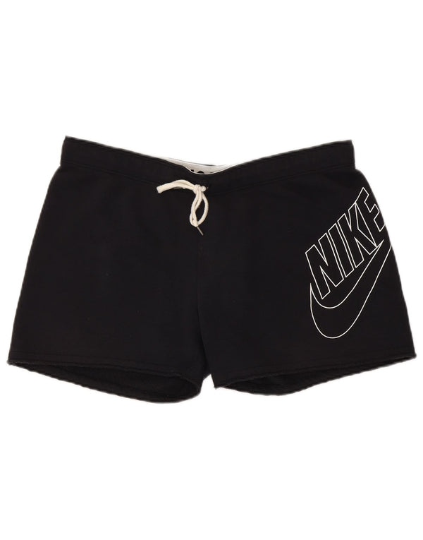 NIKE Grafiske sportsshorts til mænd, medium sort bomuld