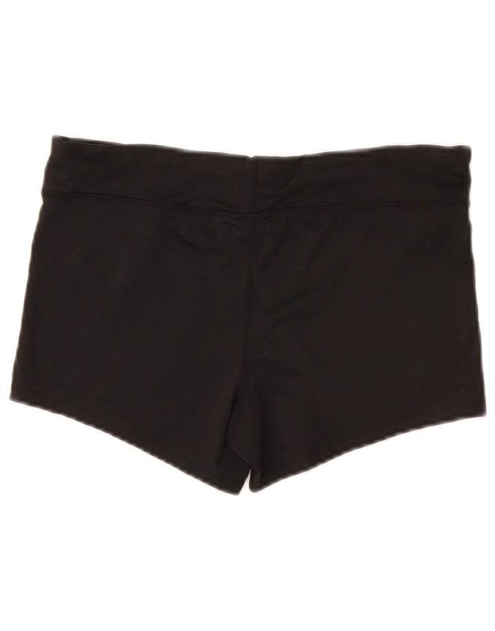 NIKE Dri Fit sportsshorts til kvinder UK 10 Lille sort polyester