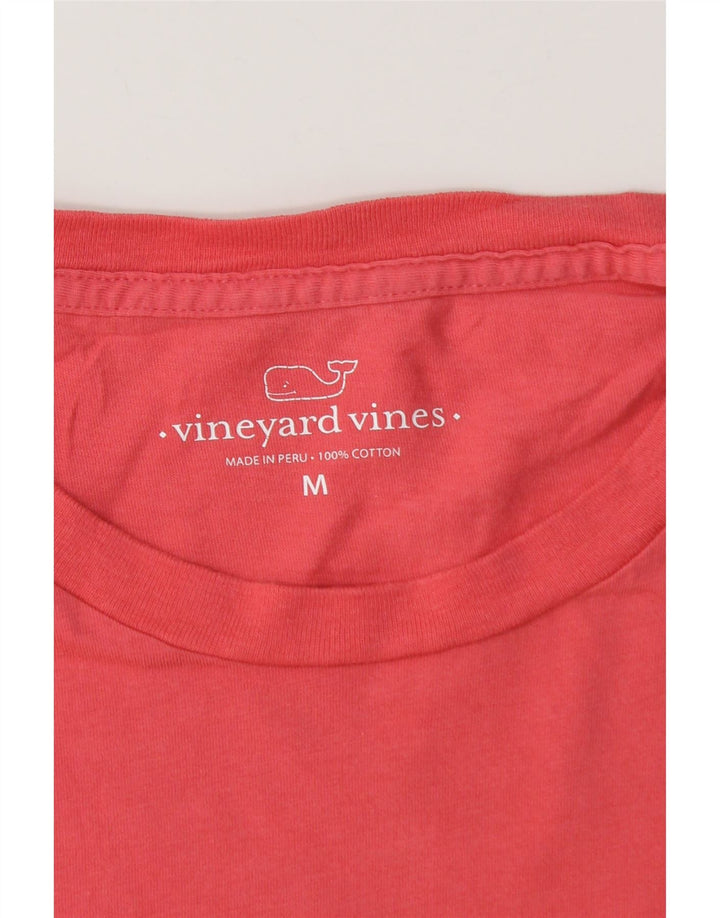Vineyard Vines Herre Grafisk Top Langærmet Medium Pink Bomuld