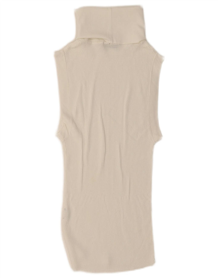 Zara Dame Vest Tank Top UK 14 Large White