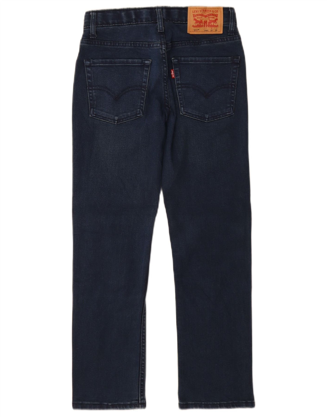 Levi's Boys Slim Jeans 9-10 år W25 L26 Marineblå Bomuld