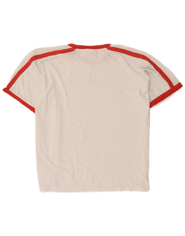 Puma Herre T-Shirt Top XL Hvid Colourblock