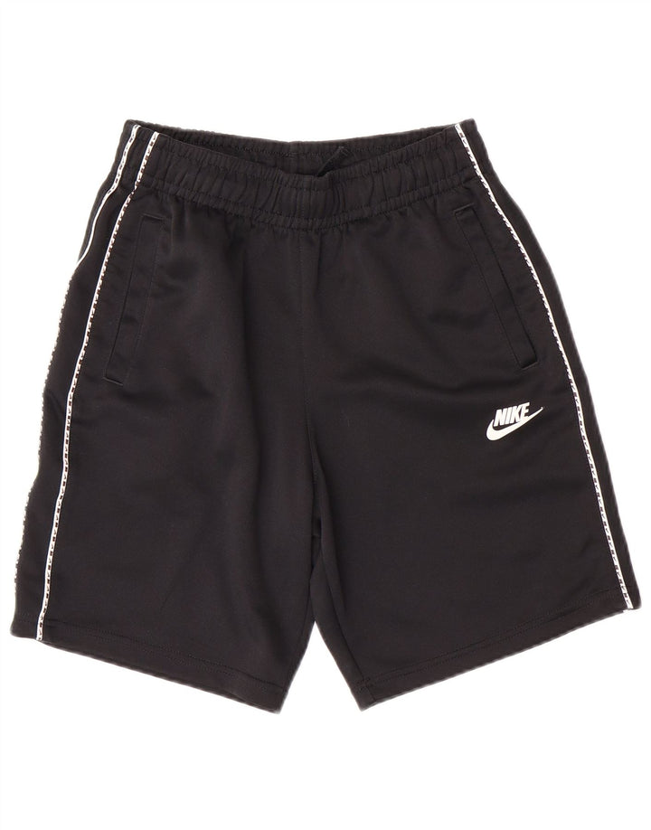 NIKE Boys Sport Shorts 12-13 Years Large Black Polyester