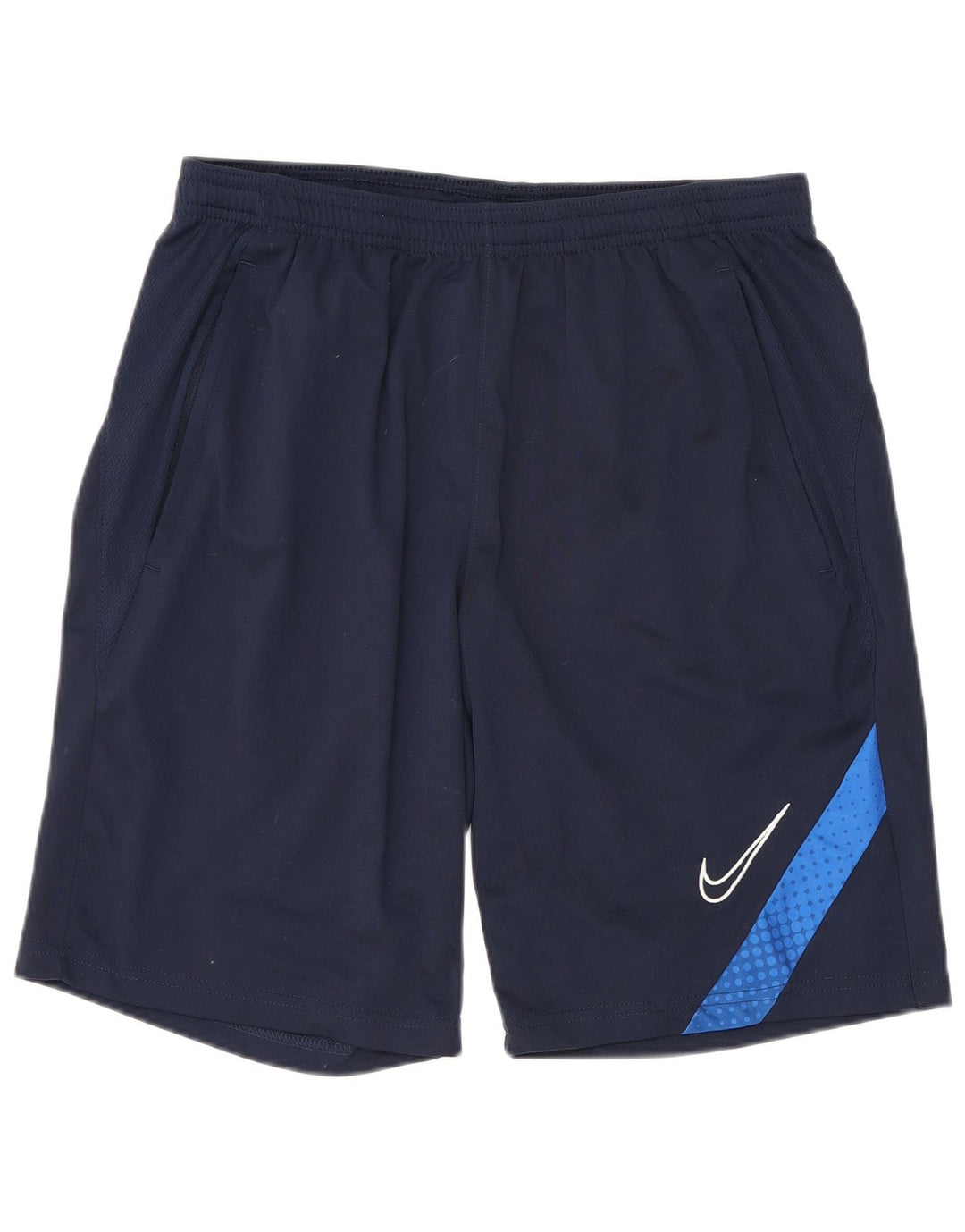 Nike Herre Regular Fit Sportshorts Large Navy Blue Polyester Sports
