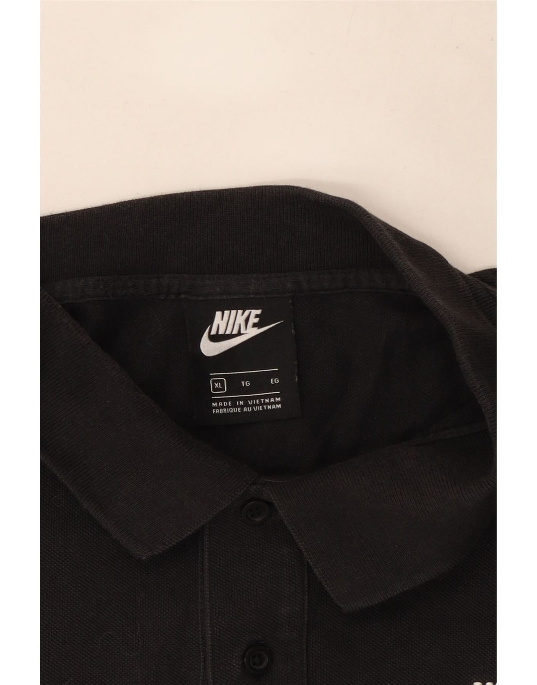 Nike herre poloshirt XL sort