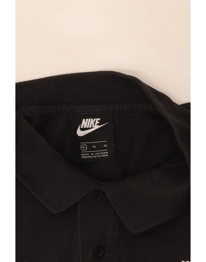 Nike herre poloshirt XL sort