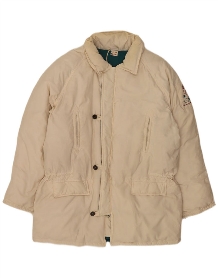 Ellesse Herre Polstret Jakke IT 54 2XL Beige Polyester
