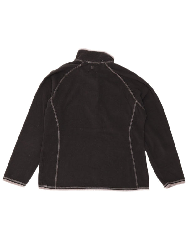 Mountain Warehouse Dame Fleece Jumper med lynlås DK 14 Stor Sort