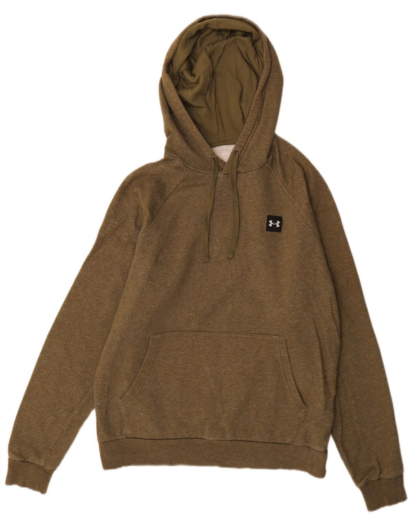 Under Armour Herre hættetrøje Jumper Small Khaki Flecked Bomuld