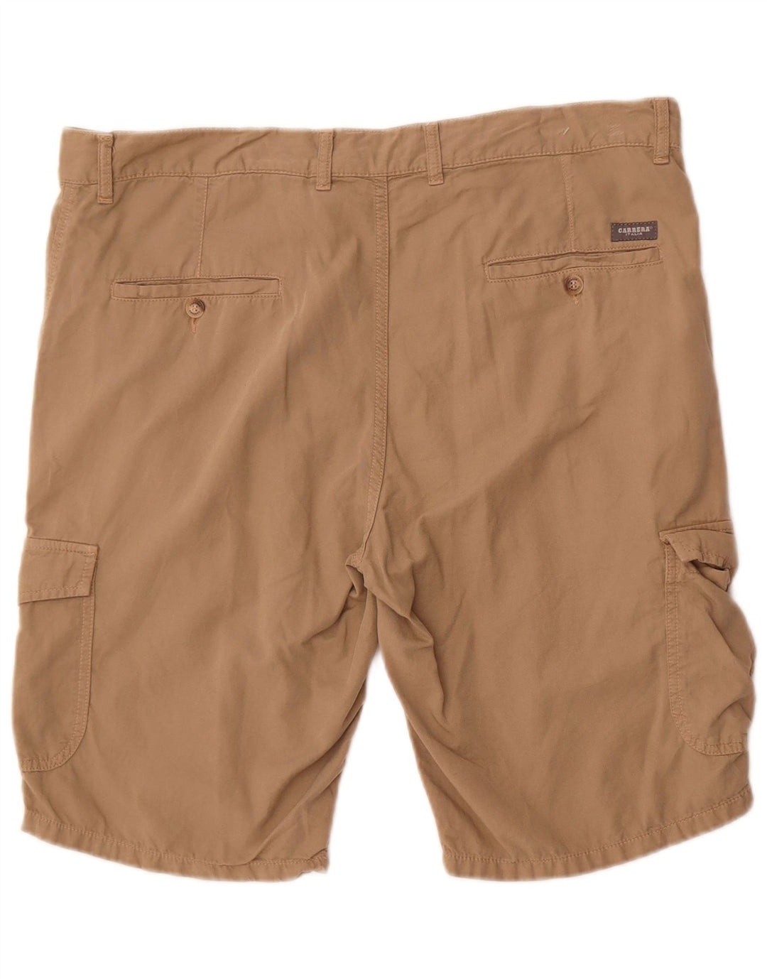 Carrera Herre Cargo Shorts IT 52 XL W36 Beige Bomuld