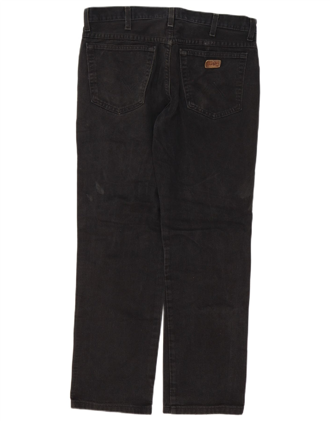 Wrangler Herre Texas Straight Jeans W34 L27 Sort Bomuld