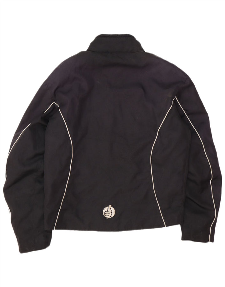 Moto One Herre Graphic Racer Jacket UK 40 Large Black