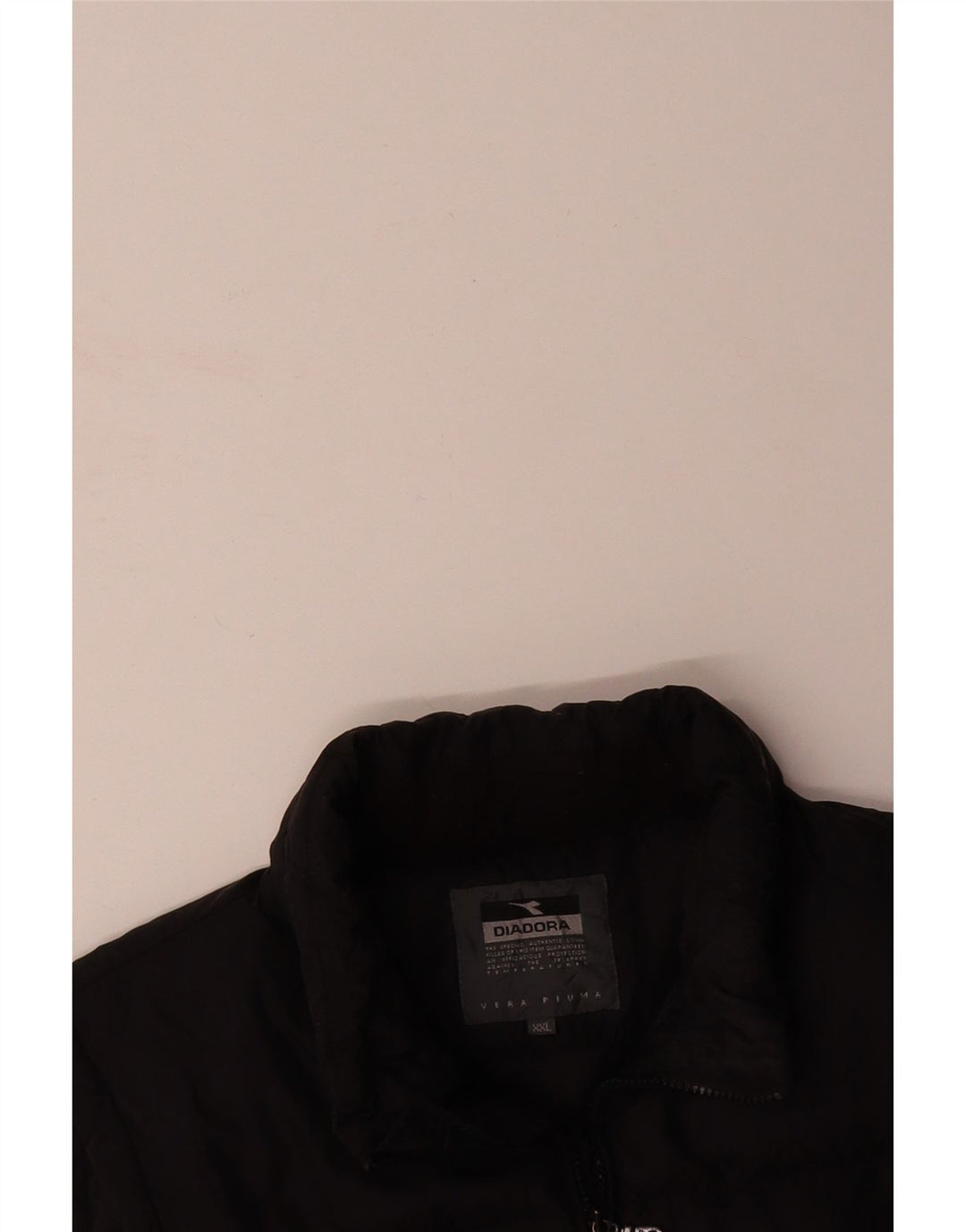 DIADORA Womens Padded Gilet UK 44 2XL Black Polyamide