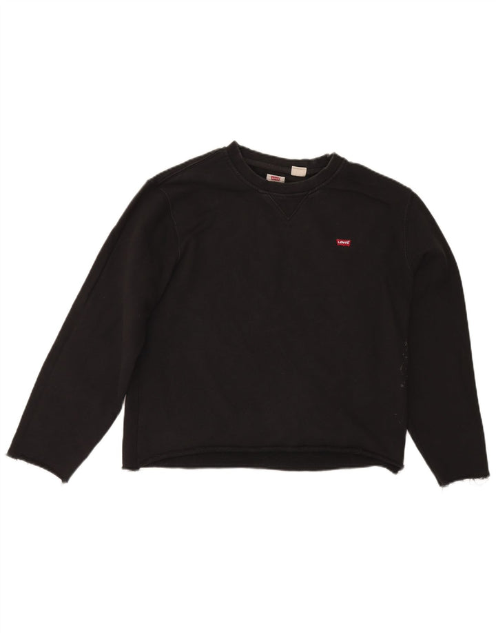Levi's Dame Standard Oversized Sweatshirt Jumper UK 14 Medium Sort