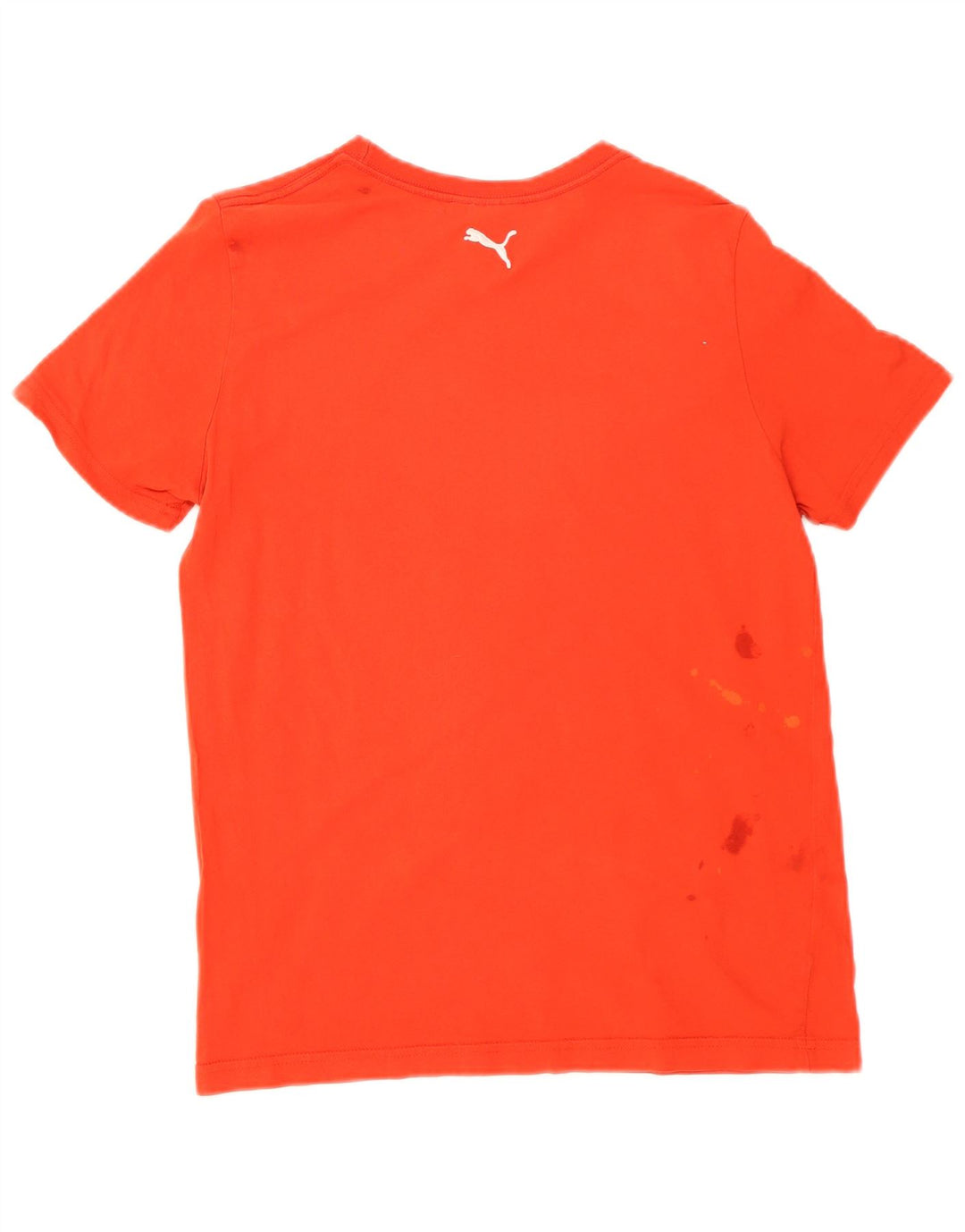Puma Herre Grafisk T-Shirt Top Medium Rød