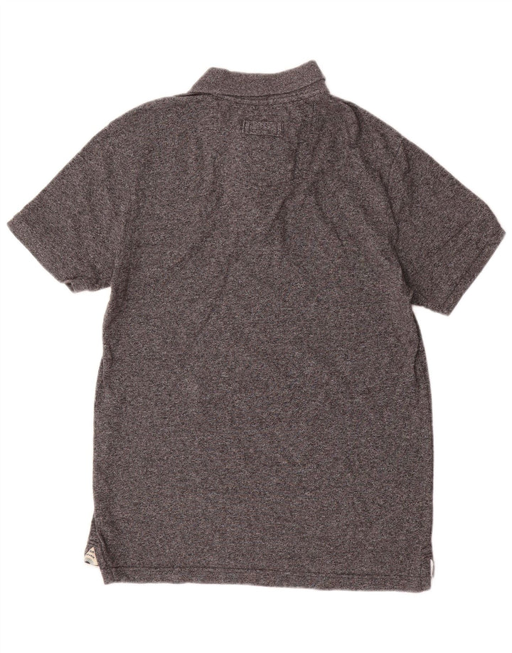 Fat Face Herre Polo Shirt Medium Grey Flecked Bomuld